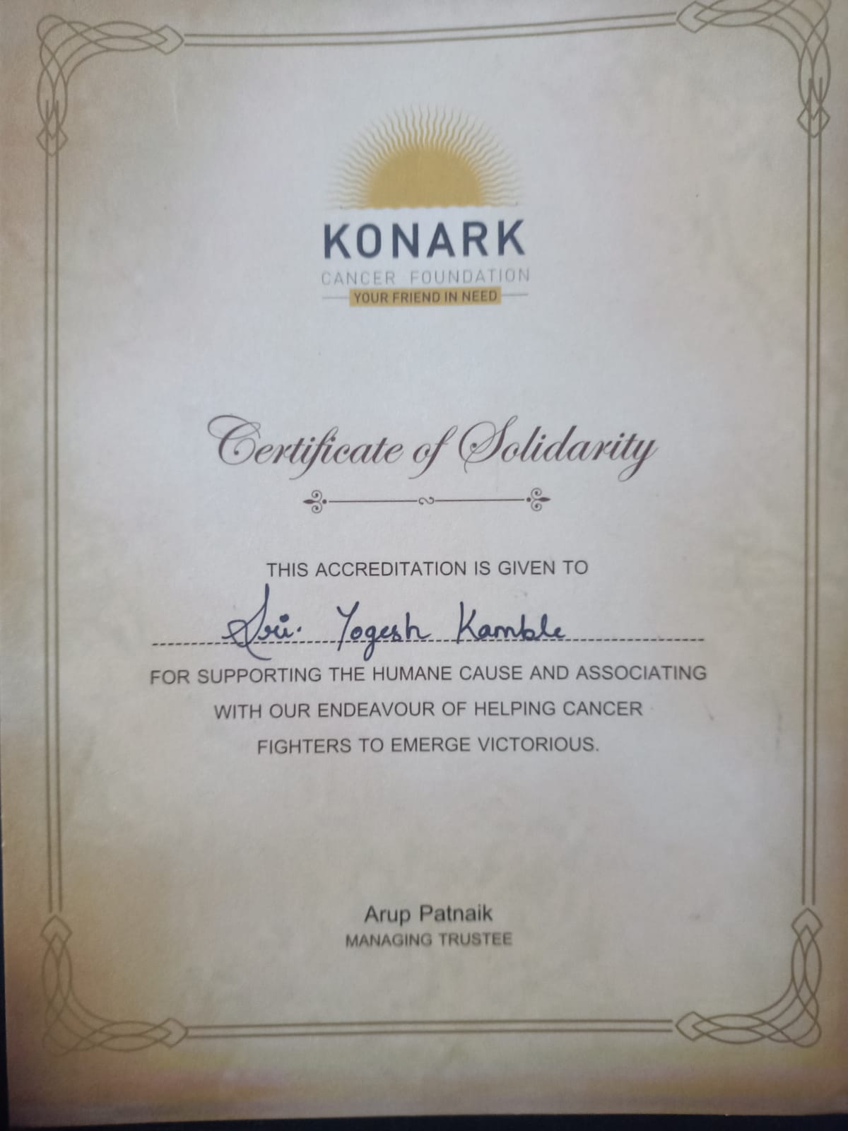 Accolades and Certificates